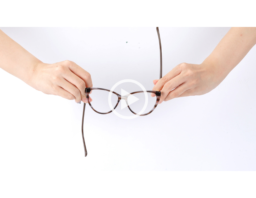 eye❣️ Jessie Cat Eye Brown Stripe Eyeglasses | GlassesShop