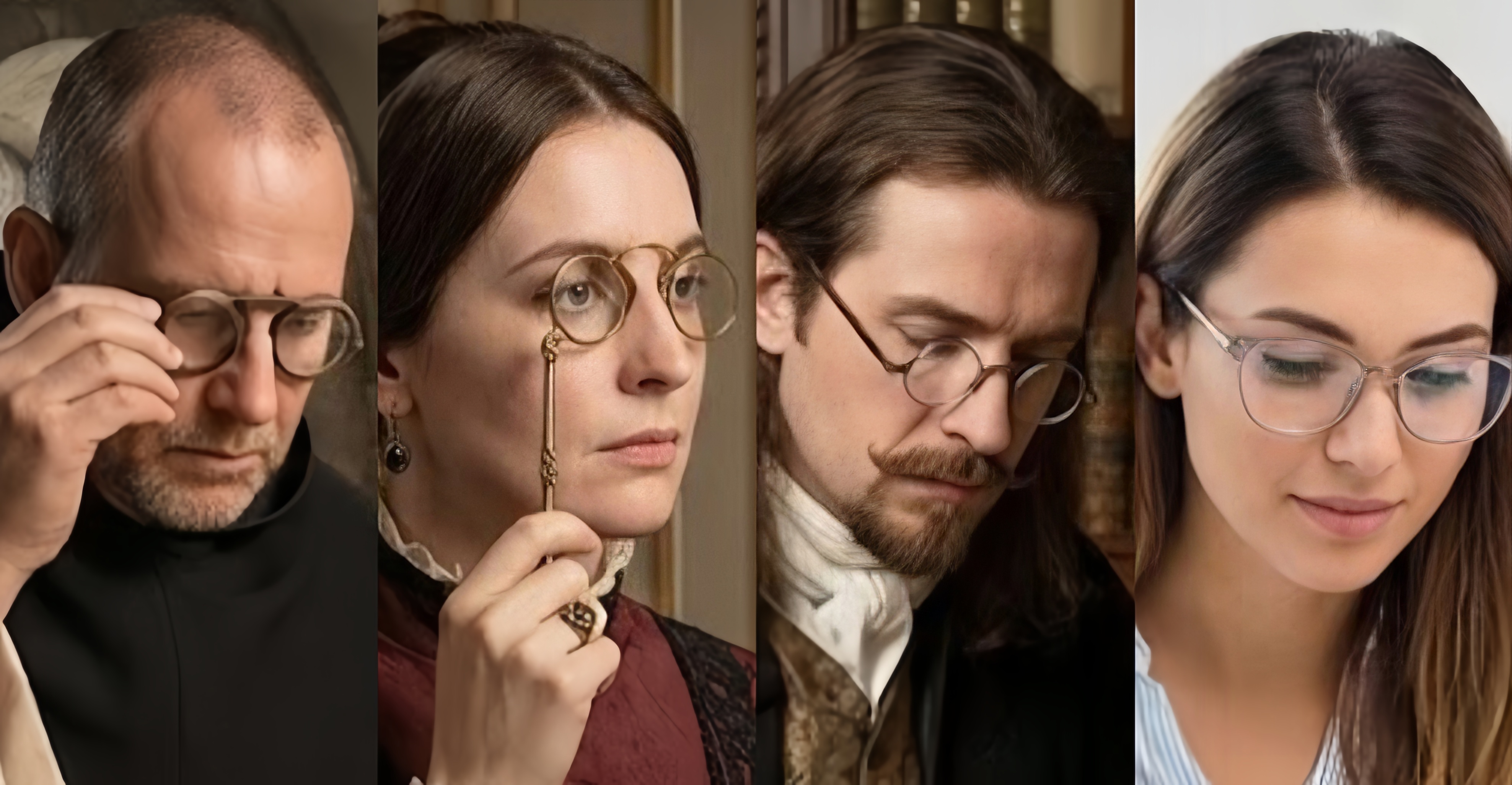 history of eyeglasses timeline