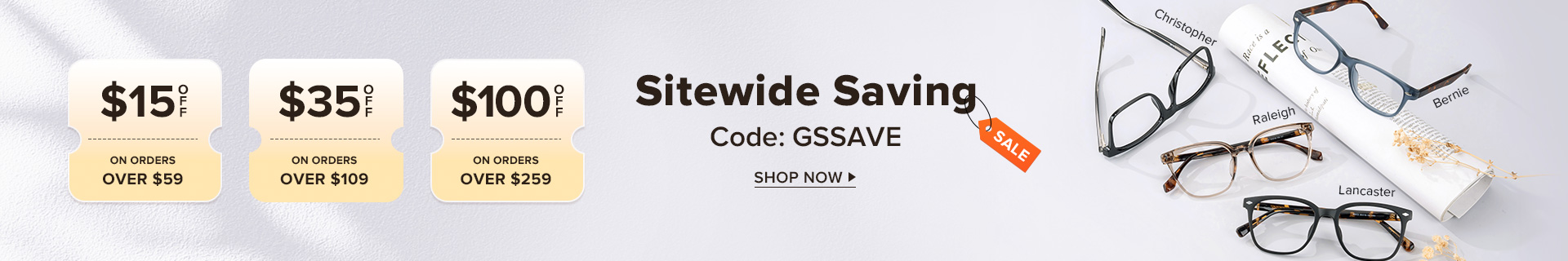 Eyeglasses Sale > Sitewide Saving