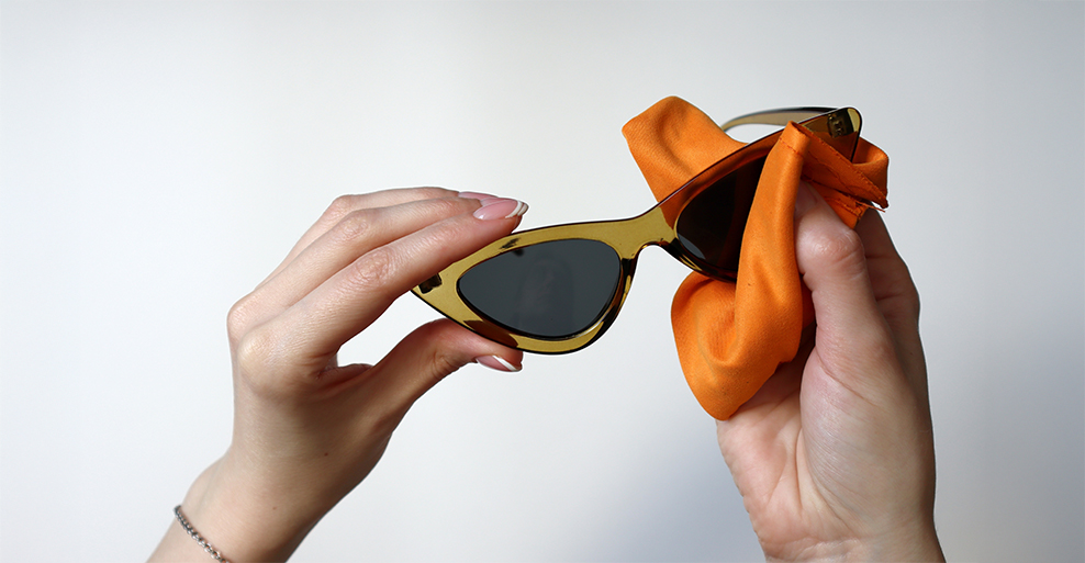how to clean sunglasses