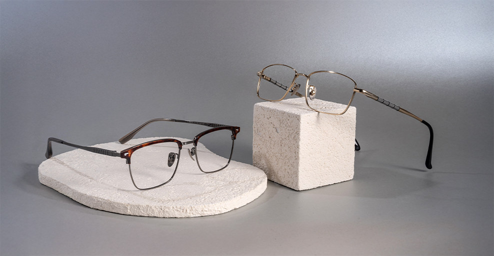 Flexible Memory Titanium Temples