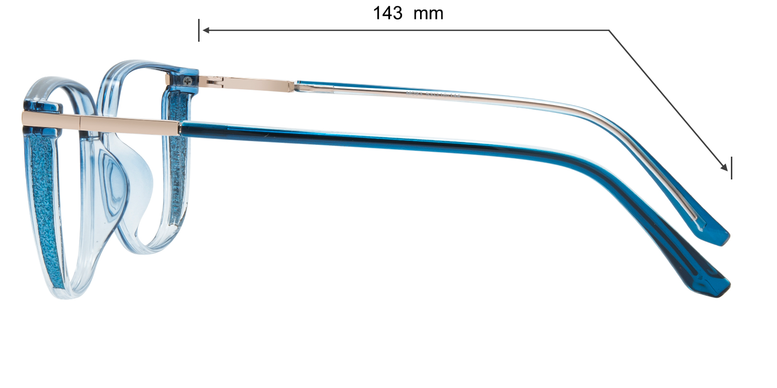 アイケア Haa Hannah Cat Eye Black Eyeglasses | GlassesShop