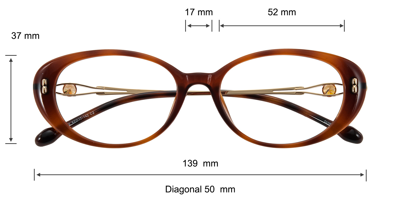 Alice Olivia Eye Glasses Hayes NEW NWT 000443440116__Black_04_1946x.  main image 2