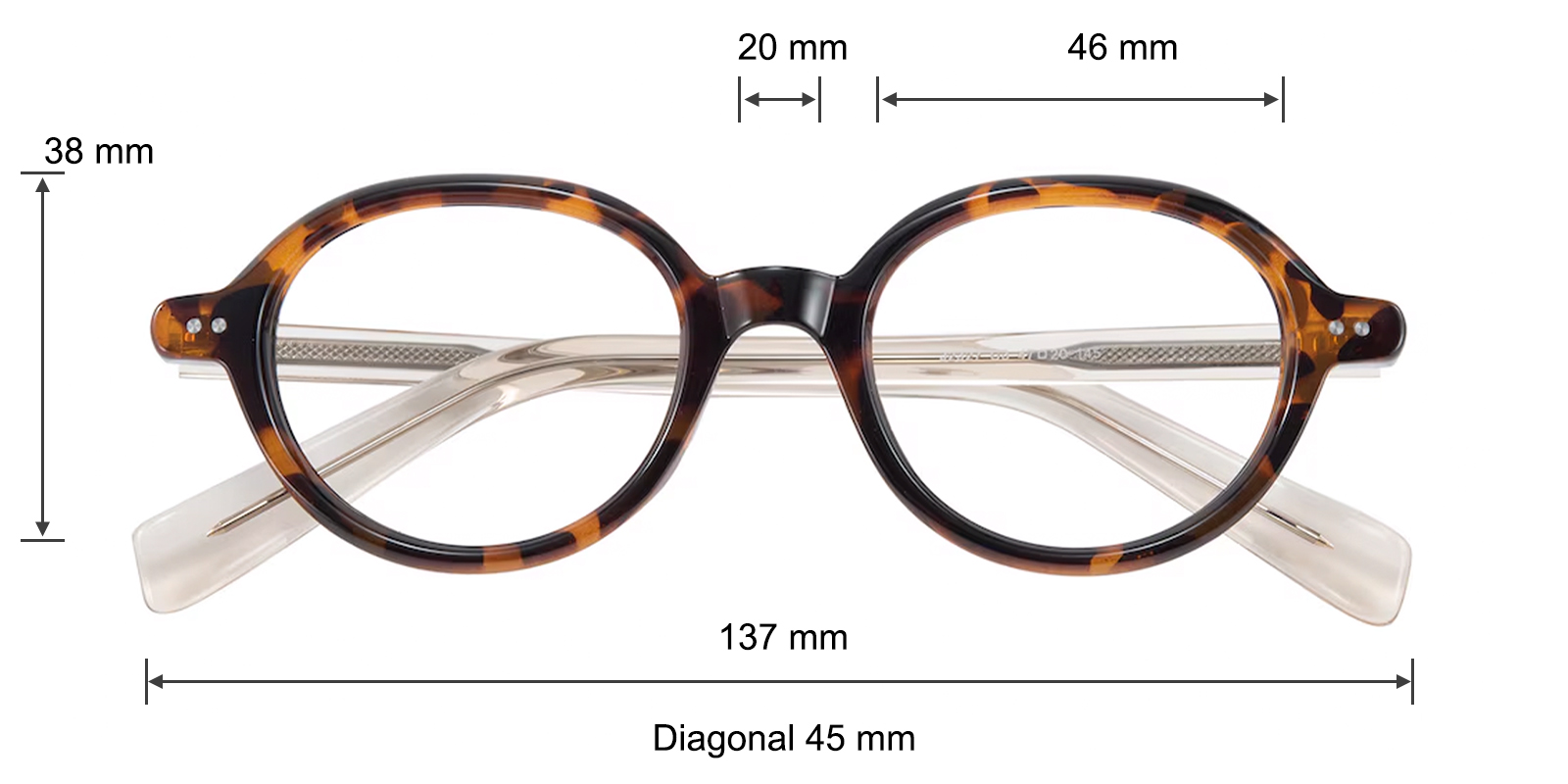 Camden Oval Tortoise Eyeglasses | Glassesshop