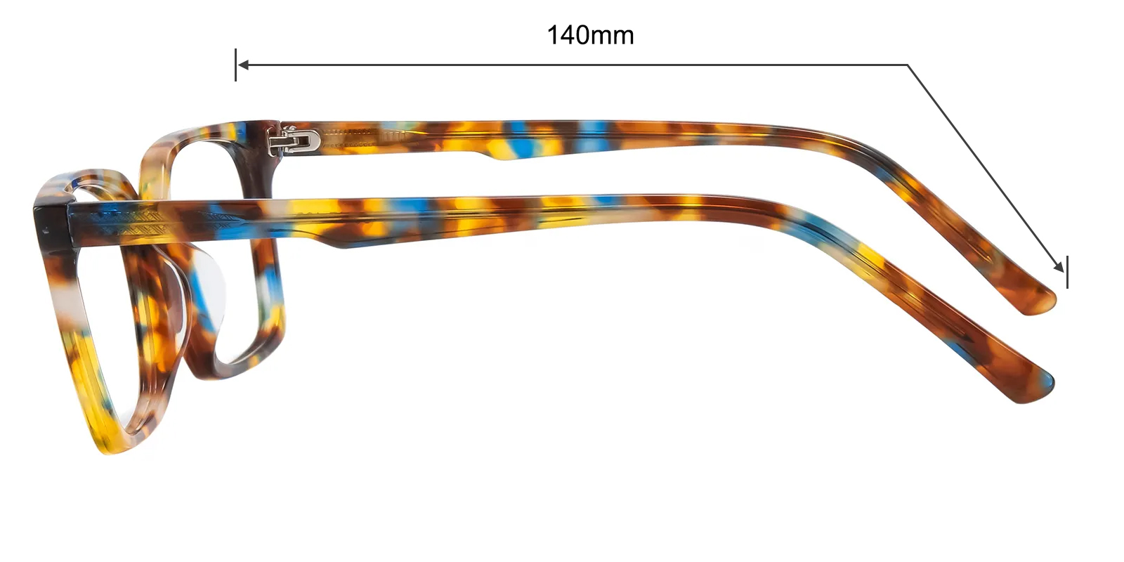 Afra Rectangle Yellow Floral Sunglasses | GlassesShop