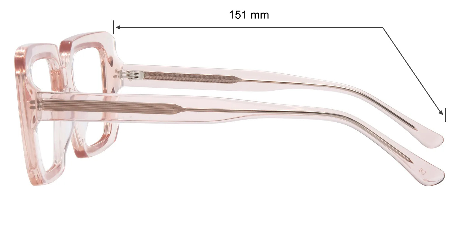 Jonesboro Square Pink Eyeglasses | GlassesShop
