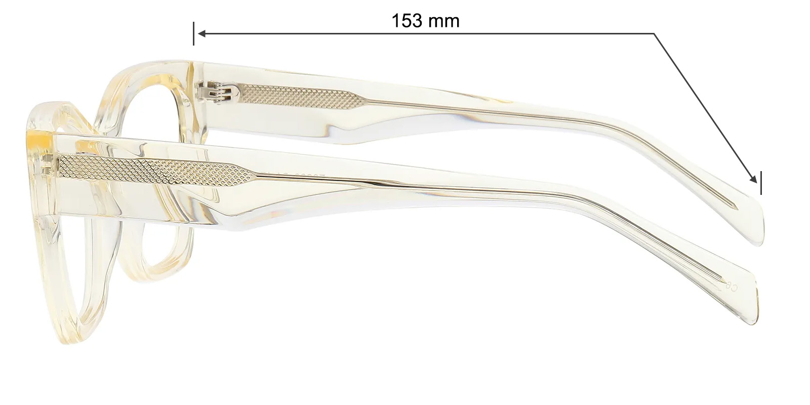 Y※※※i Beryl Cat Eye Light Yellow Photochromic Glasses | GlassesShop