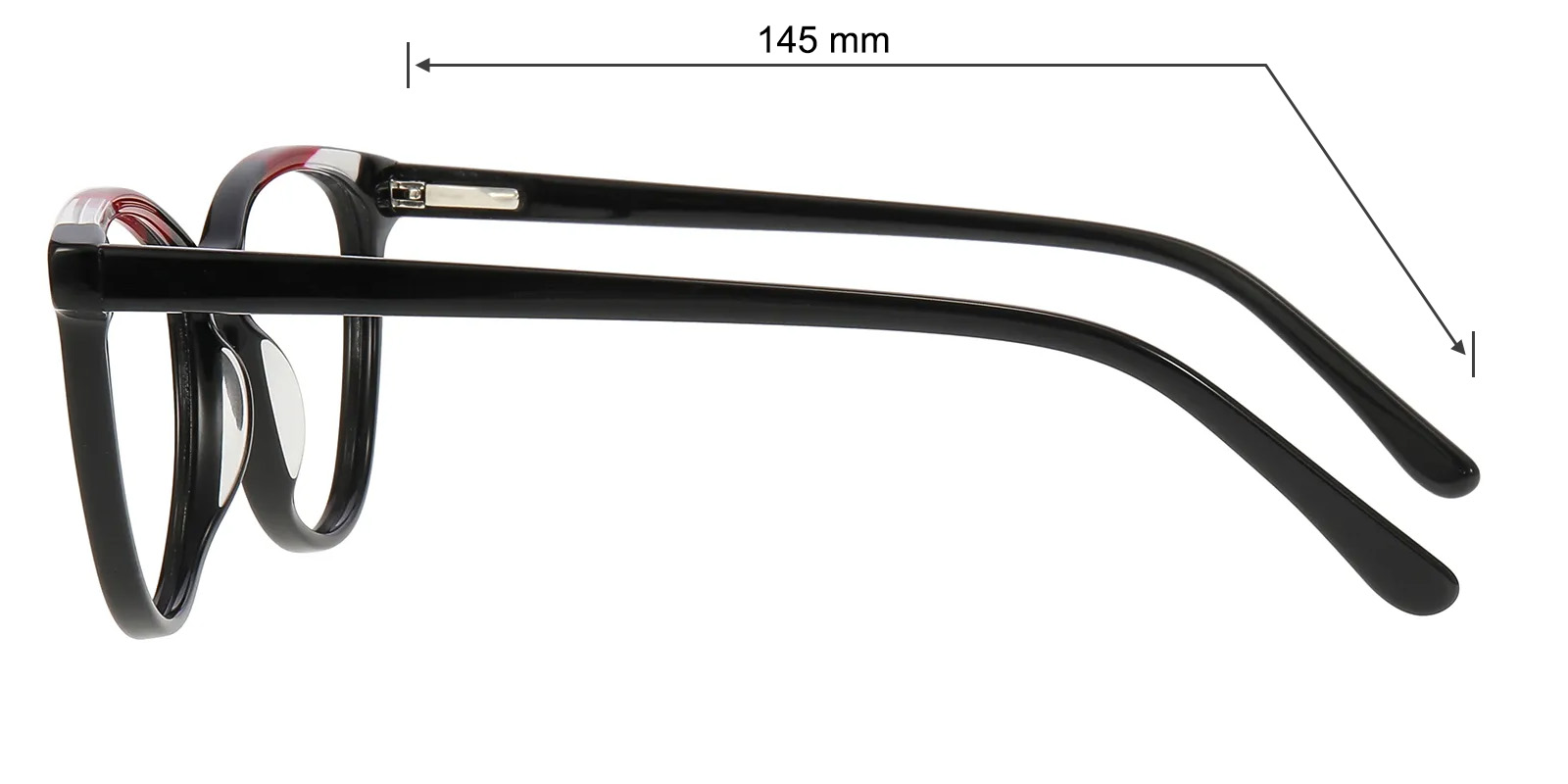 Gabrielle Cat Eye Black Eyeglasses | GlassesShop