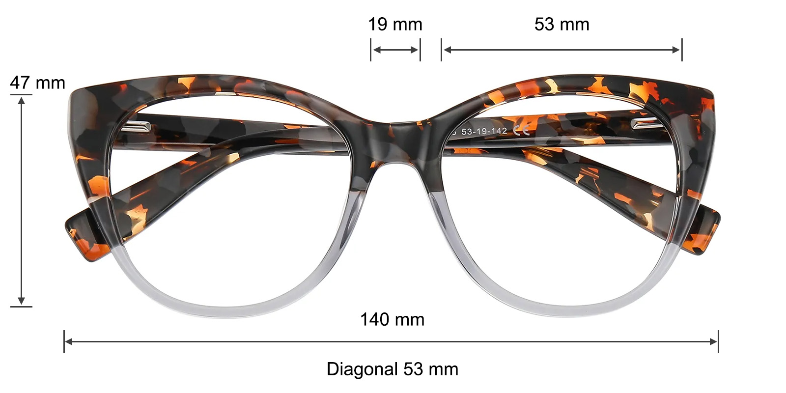 cathillページ Judith Cat Eye Tortoise/Blue Eyeglasses | GlassesShop
