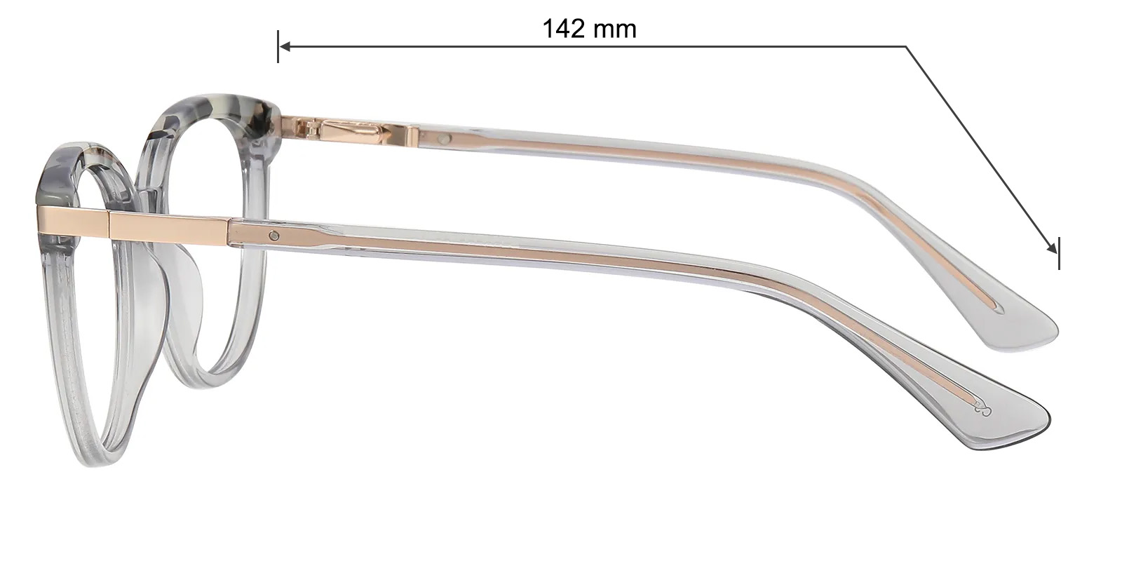 Marjorie Cat Eye Gray Eyeglasses | GlassesShop