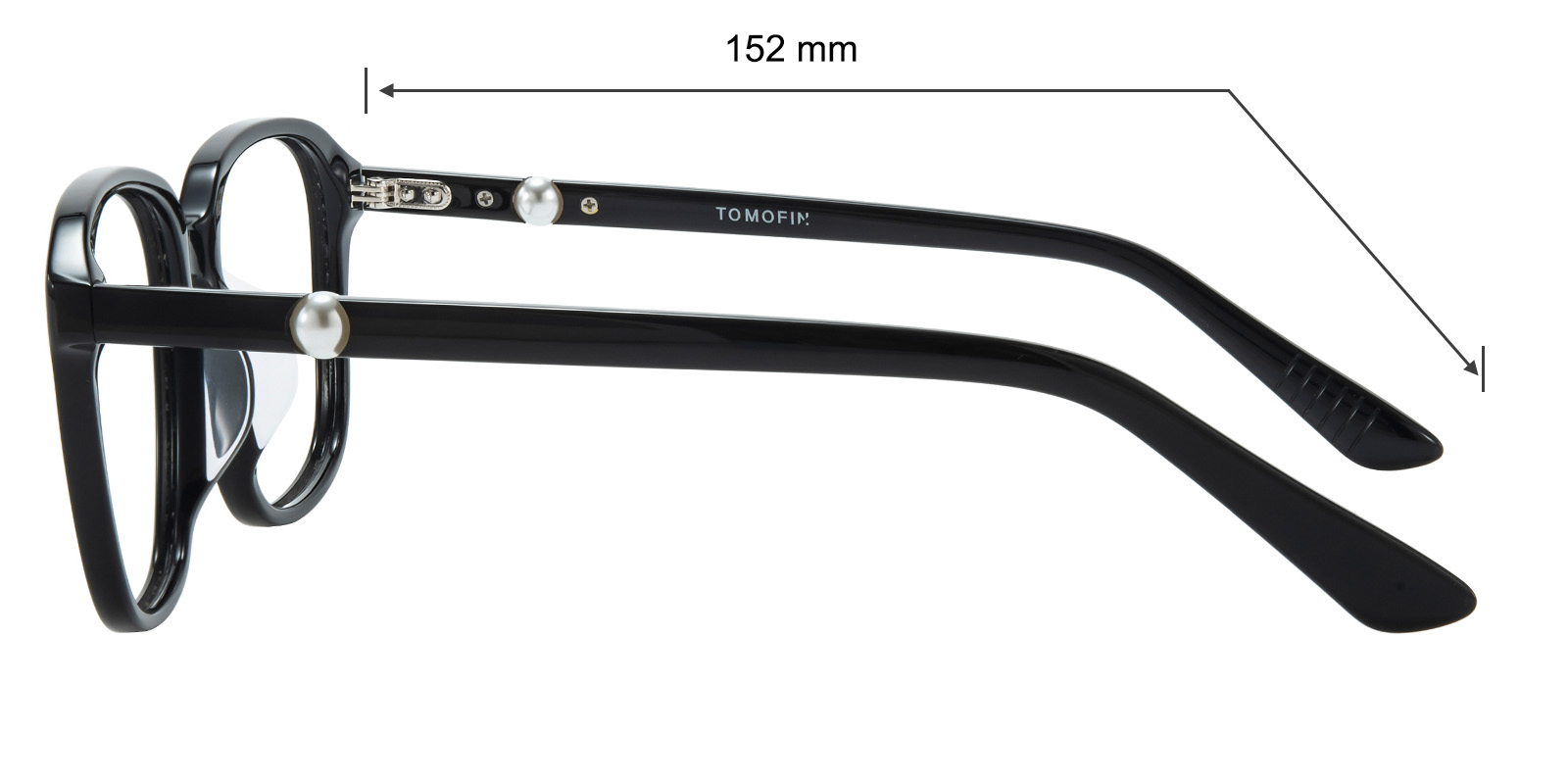 Florence Square Black Eyeglasses | GlassesShop