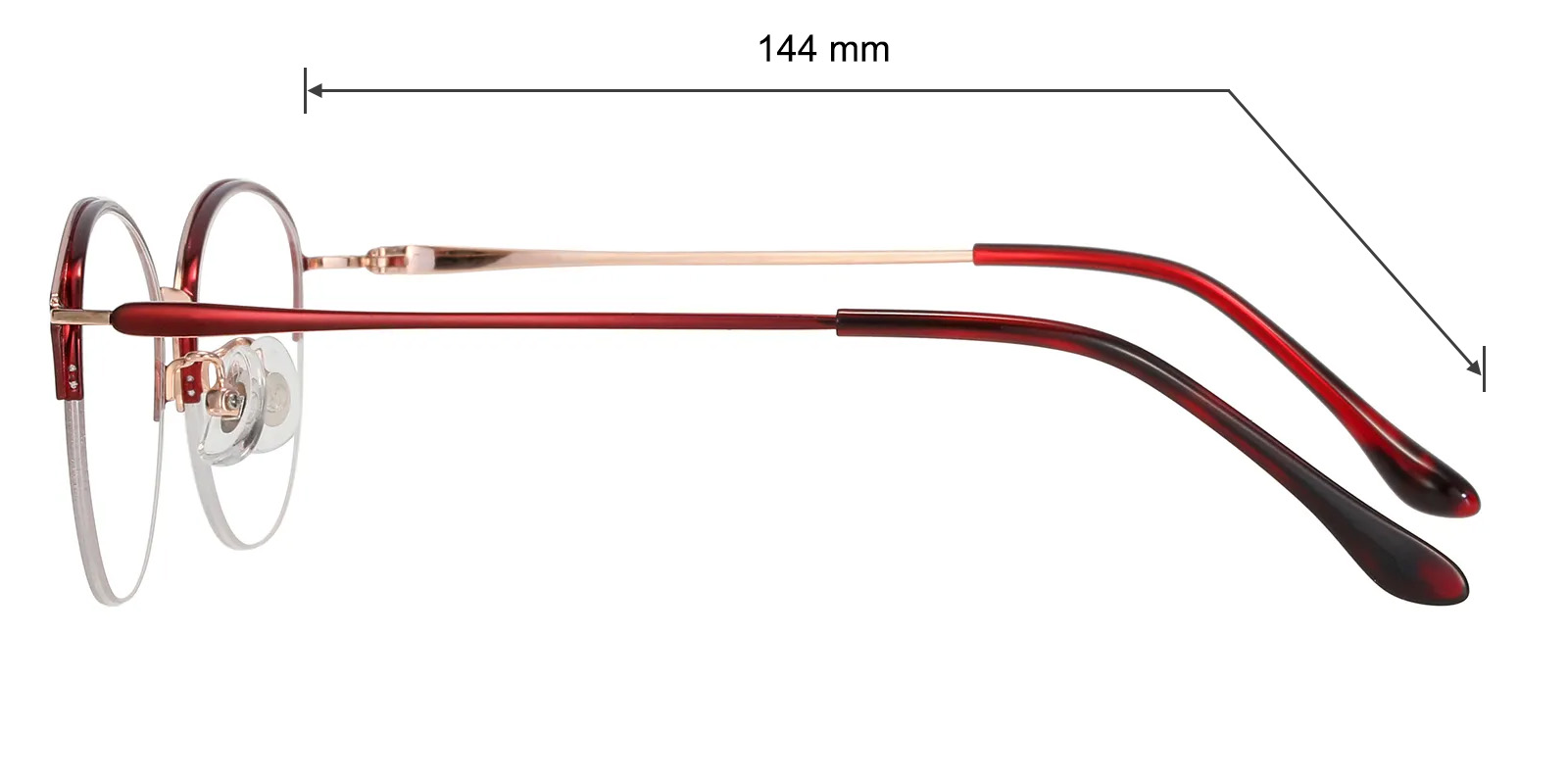 Affordable Designs Women\'s Glasses (ellen) Affordable Designs Ellen Eyeglasses Frame main image 2