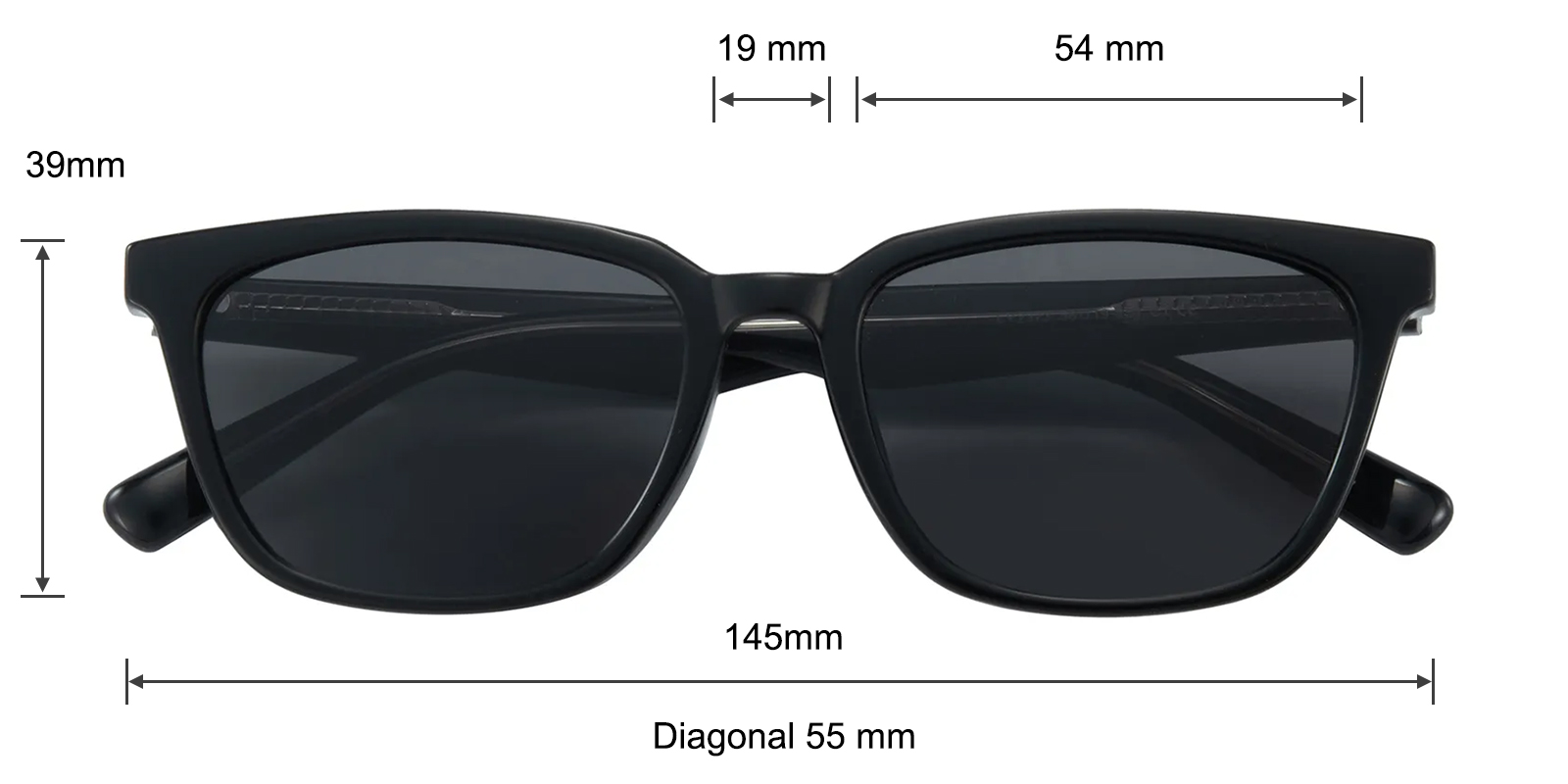 Corvallis Cat Eye Black Sunglasses | Glassesshop