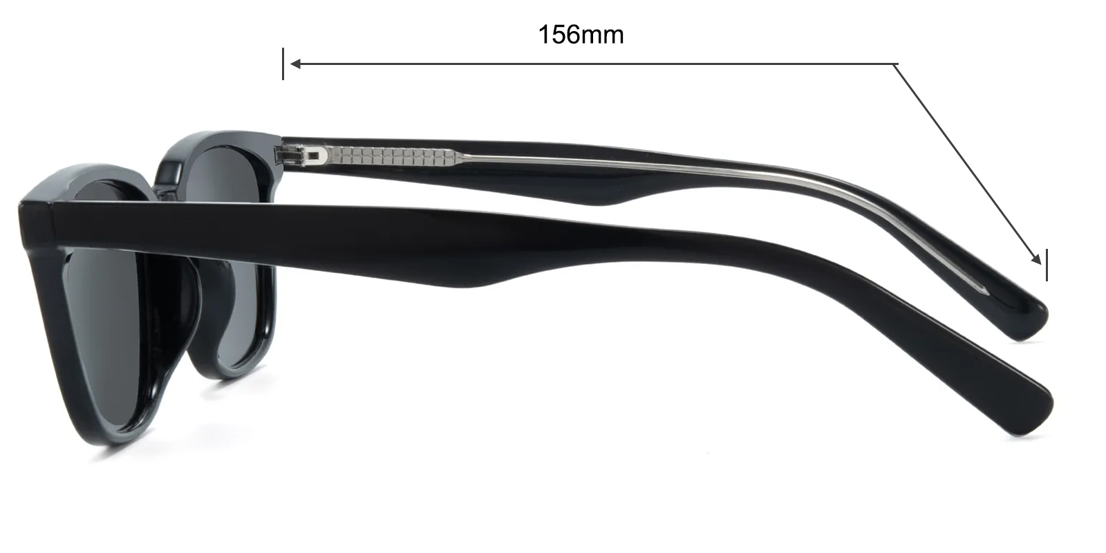 Corvallis Cat Eye Black Sunglasses | Glassesshop