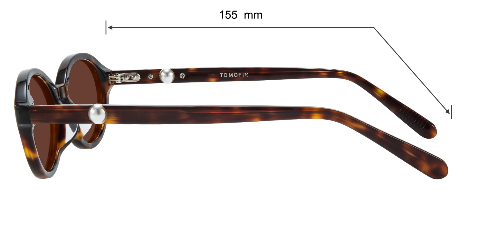 Oversize Tortoise Sunglasses With Silver Detail on Arm New Over-Sized Oval Sunglasses in Tortoise – Jessica Simpson main image 2
