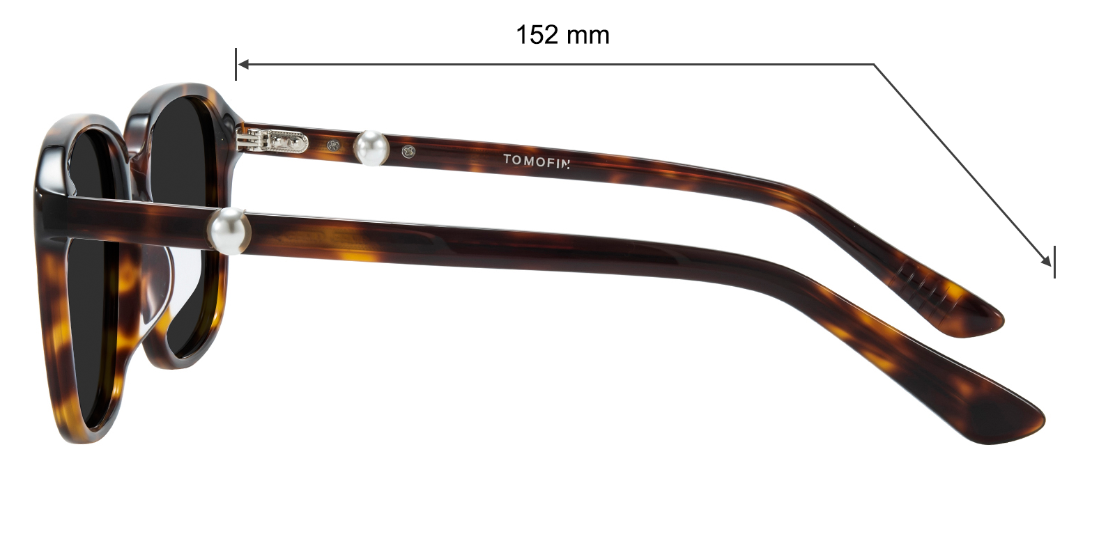 Trista Square Tortoise Sunglasses | GlassesShop display picture 3