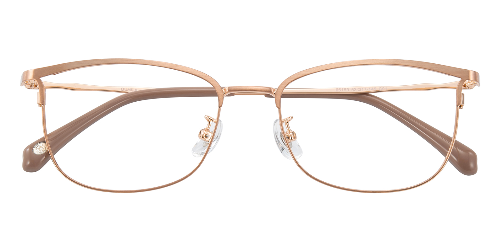 Adela Cat Eye Golden Eyeglasses Glassesshop