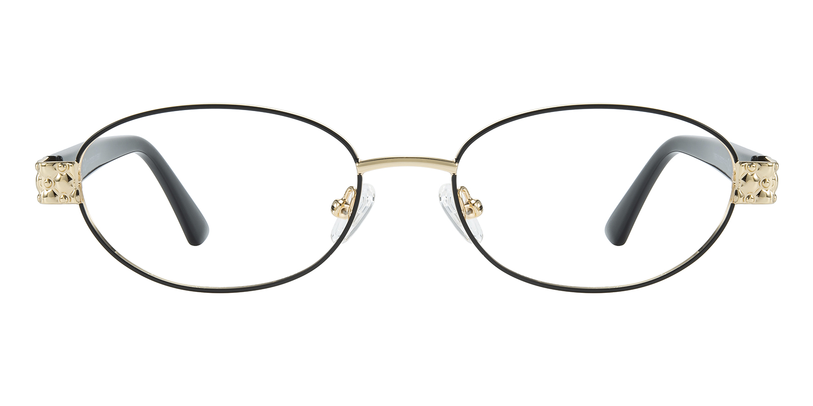 Catherine Oval,Cat Eye Golden/Cream Eyeglasses | Glassesshop