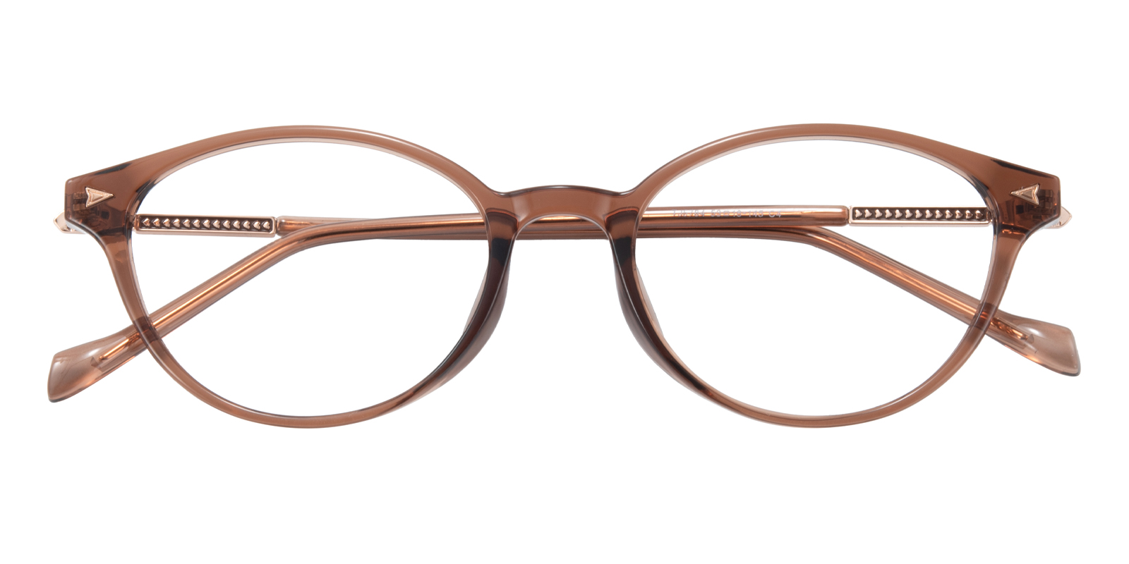 Isabel Oval Brown Eyeglasses | Glassesshop