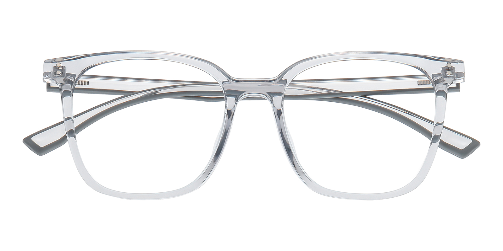 Astoria Square Gray Eyeglasses | Glassesshop display picture 3