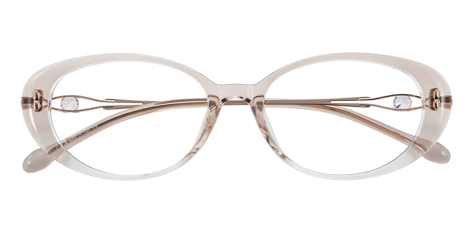 Olivia Oval Pink Eyeglasses | GlassesShop