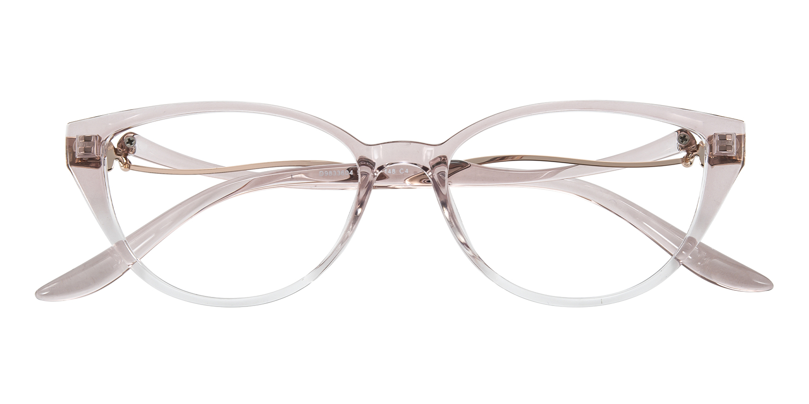 Mia Cat Eye Pink/Ombre Eyeglasses | GlassesShop display picture 3