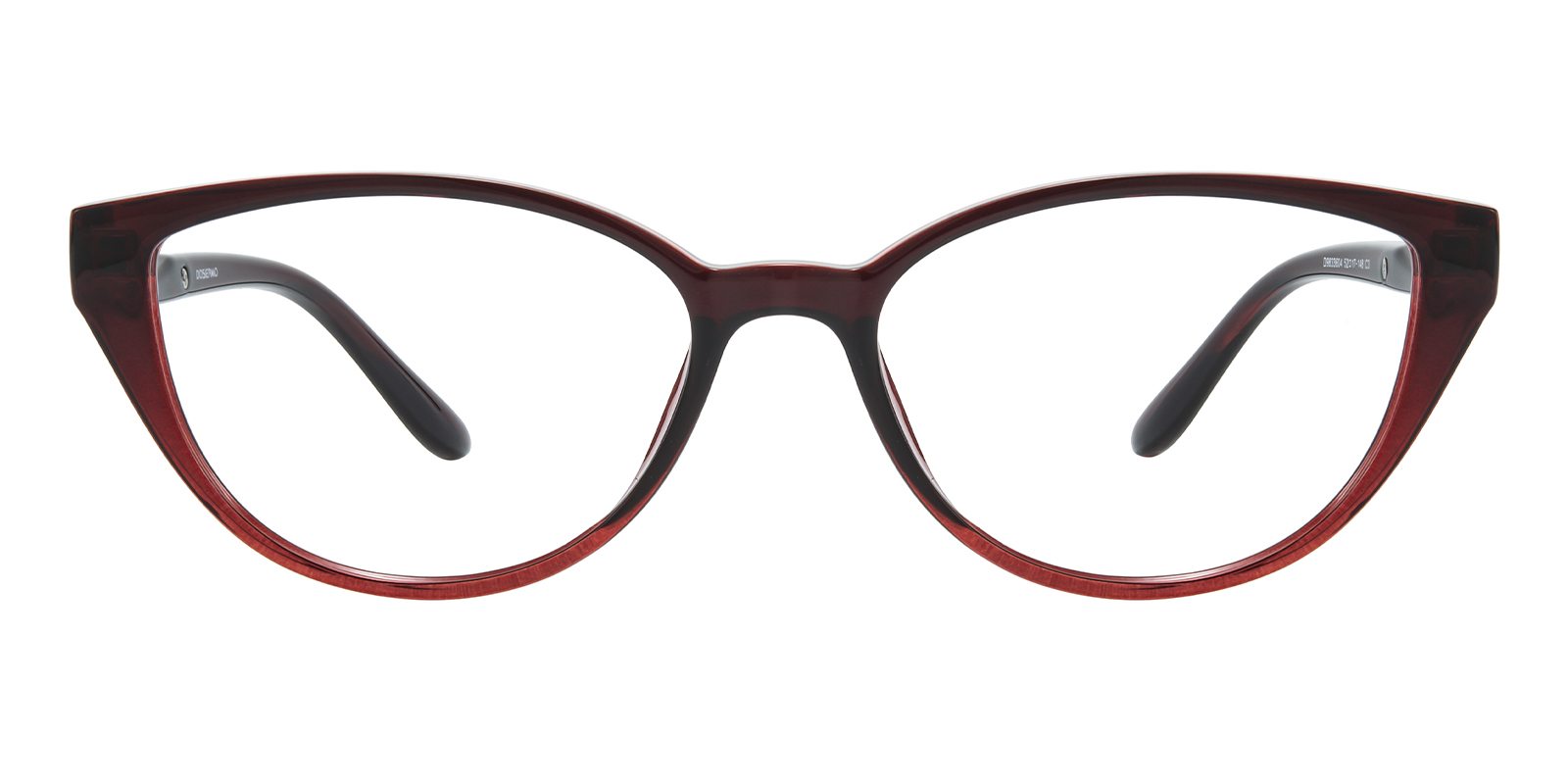 Mia Cat Eye Burgundy/Ombre Eyeglasses | GlassesShop