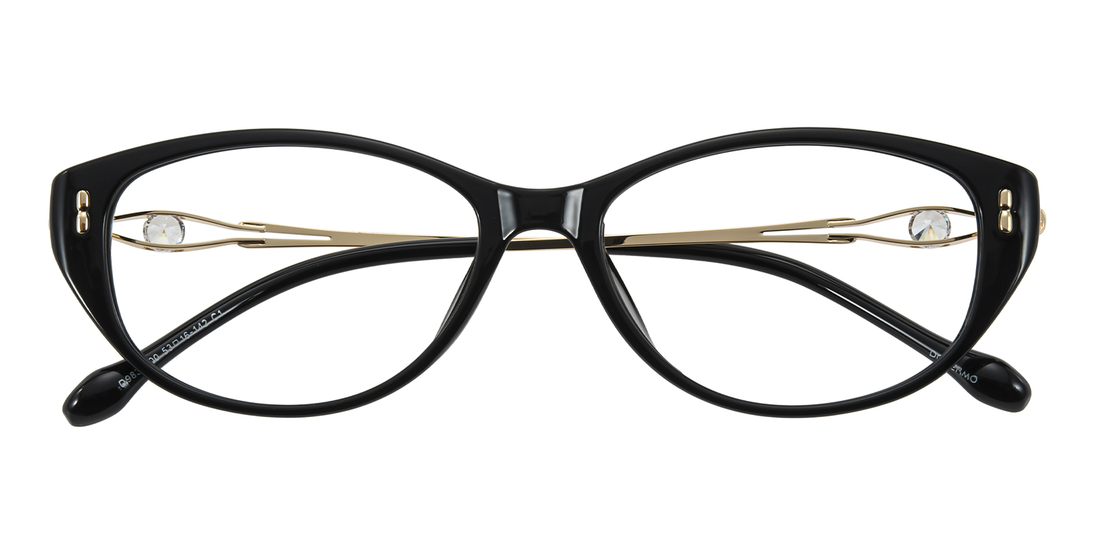 Isabella Cat Eye Black Eyeglasses | GlassesShop
