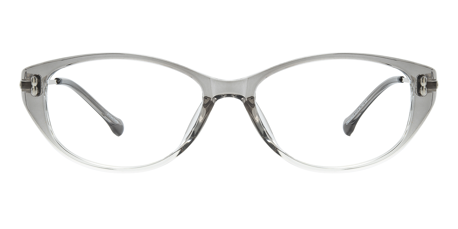 New Oversized Grey Women\'s Fashion Glasses 8544/9510 Florence Grey Frames Only Florence Vogue 3204 S 404 S 36, Vintage 90s Silver Mirrored  main image 3