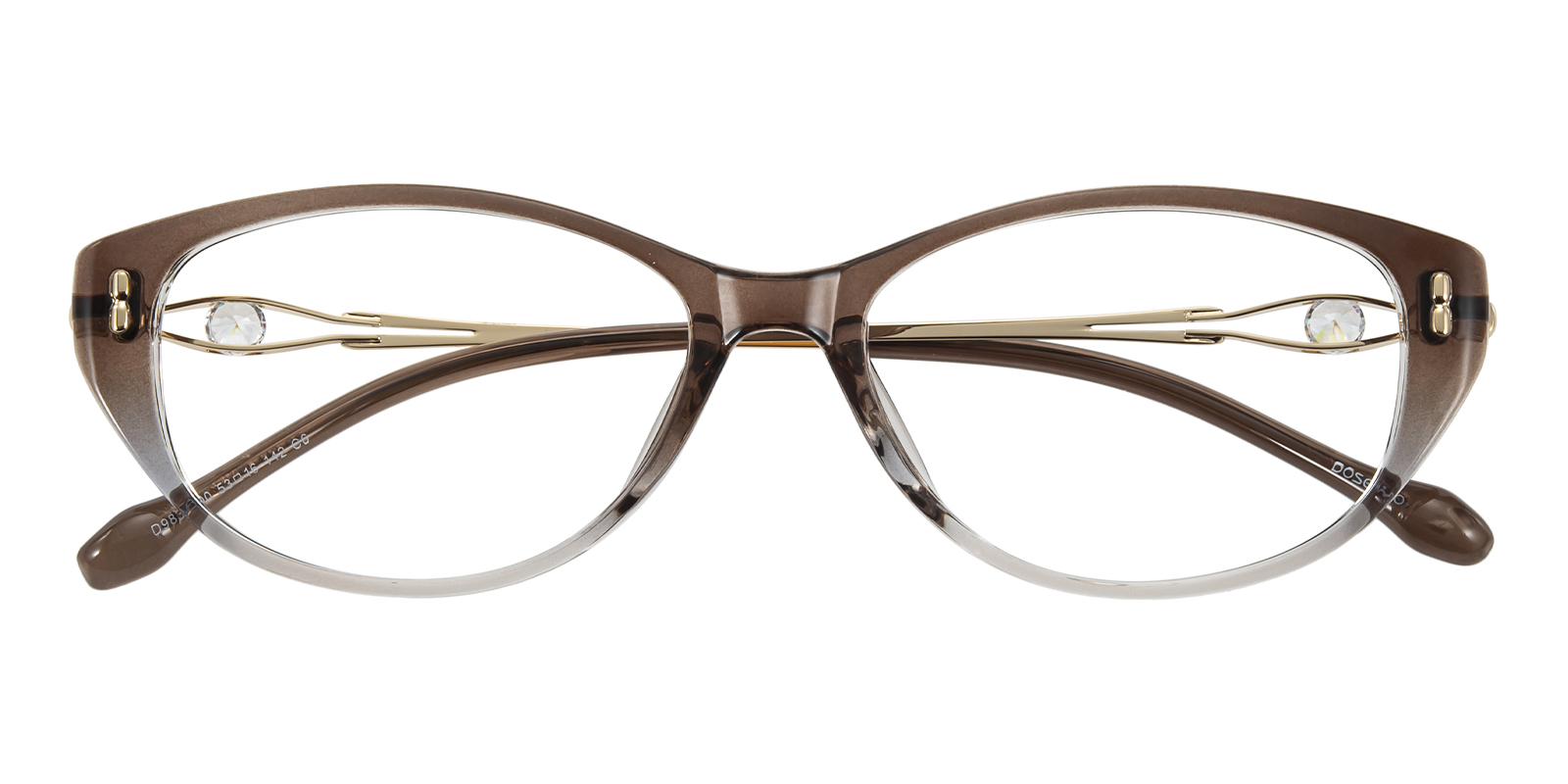 Isabella Cat Eye Brown/Ombre Eyeglasses | GlassesShop
