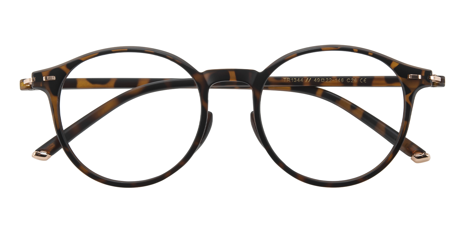ファンシー Zephyr Round Tortoise Eyeglasses | GlassesShop