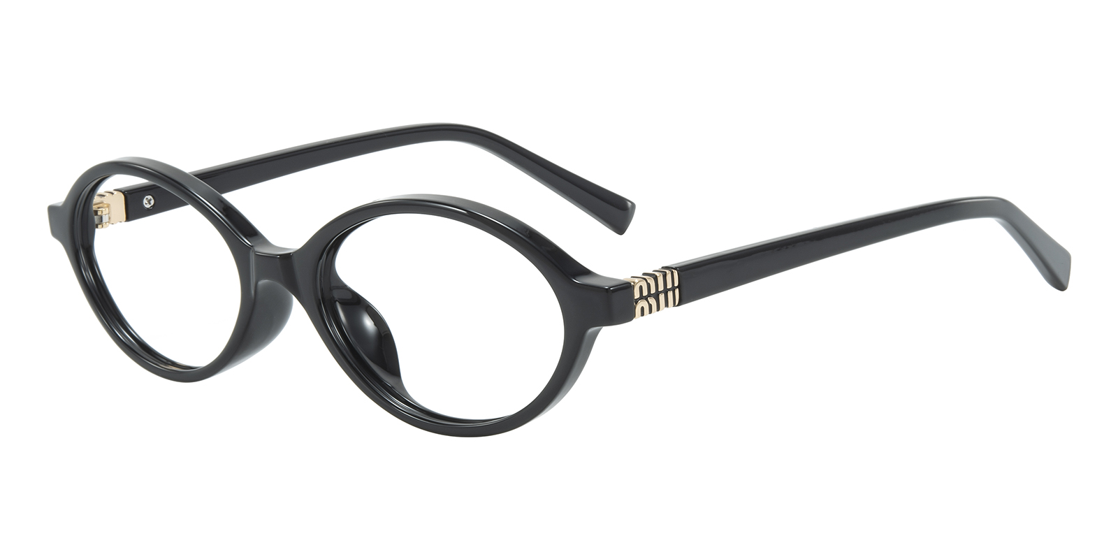 Nora Oval Black Eyeglasses | GlassesShop