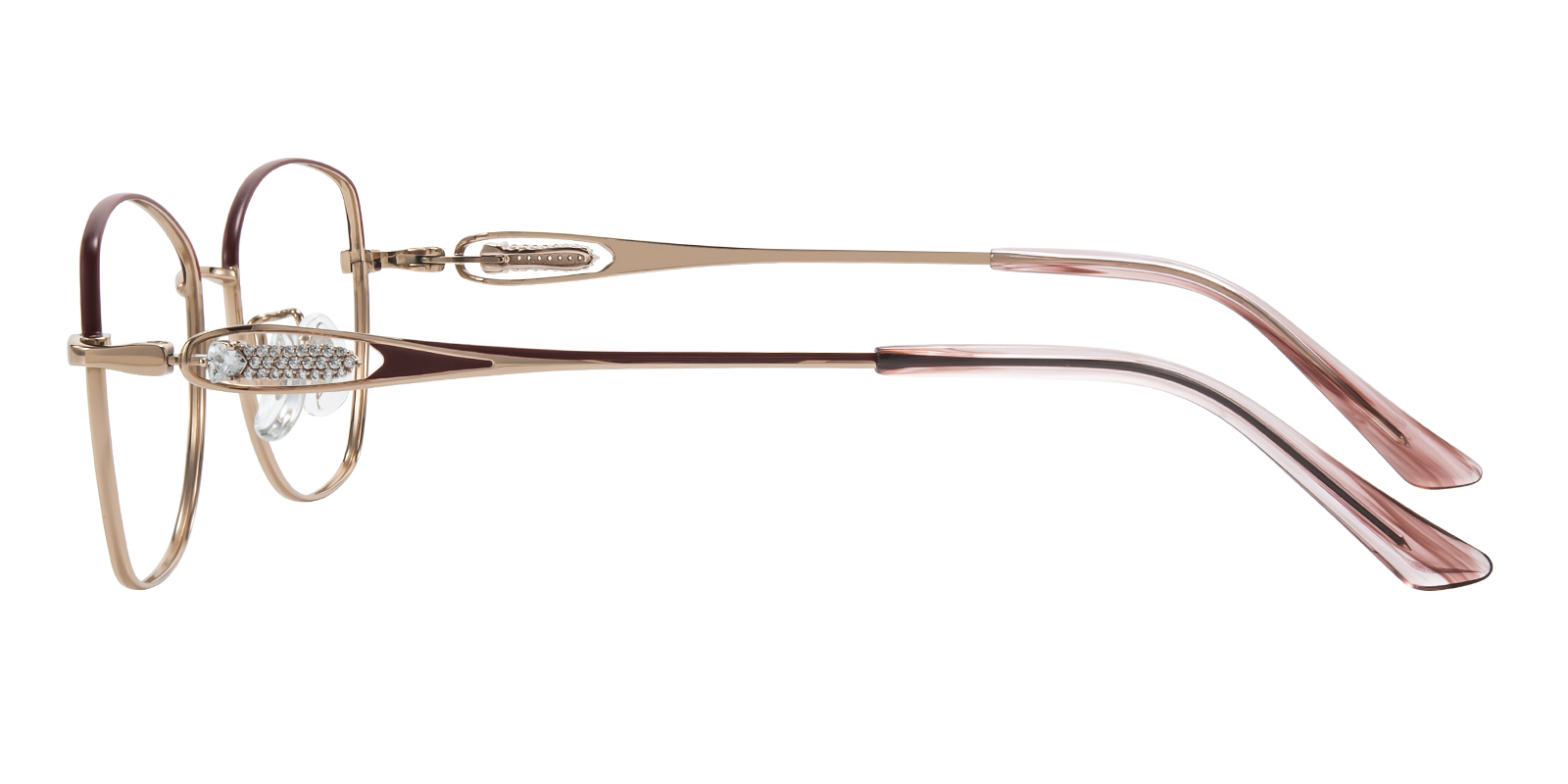 BCBGMAXAZRIA Womens‎ Eyeglasses Frame Rose Gold Cat Eye  Made in Italy 21375 BCBG MAXAZRIA Freya Women main image 4