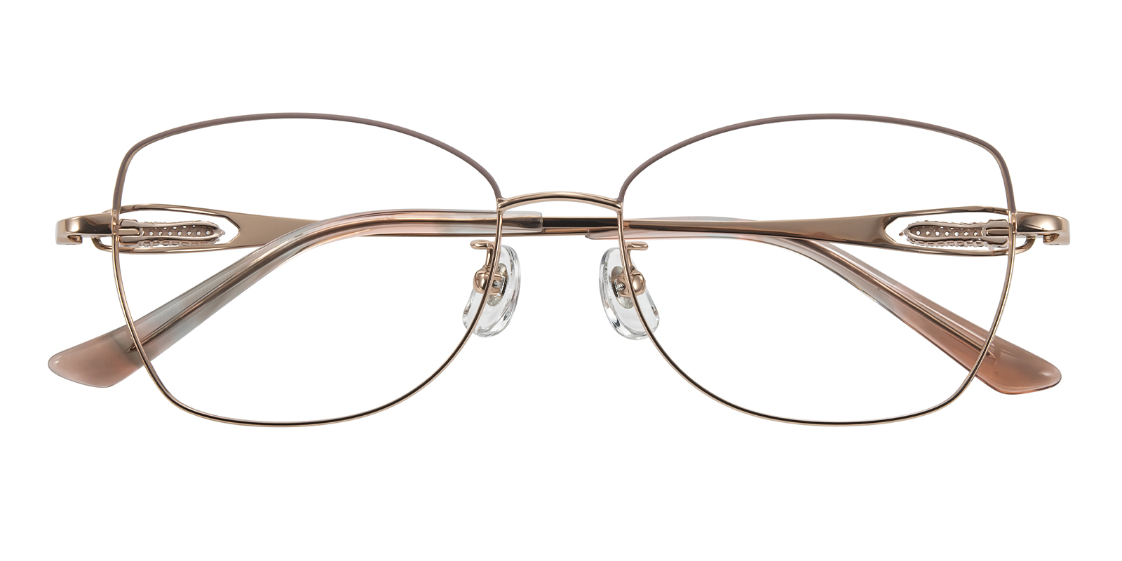 Camila Cat Eye Nude Pink/Rose Gold Eyeglasses | GlassesShop