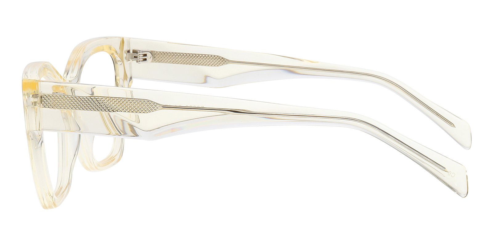 Beryl Cat Eye Light Yellow Photochromic Glasses | GlassesShop