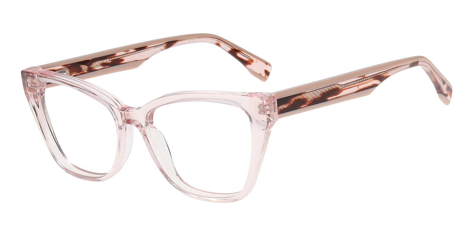 Hedda Cat Eye Pink Photochromic Glasses | GlassesShop