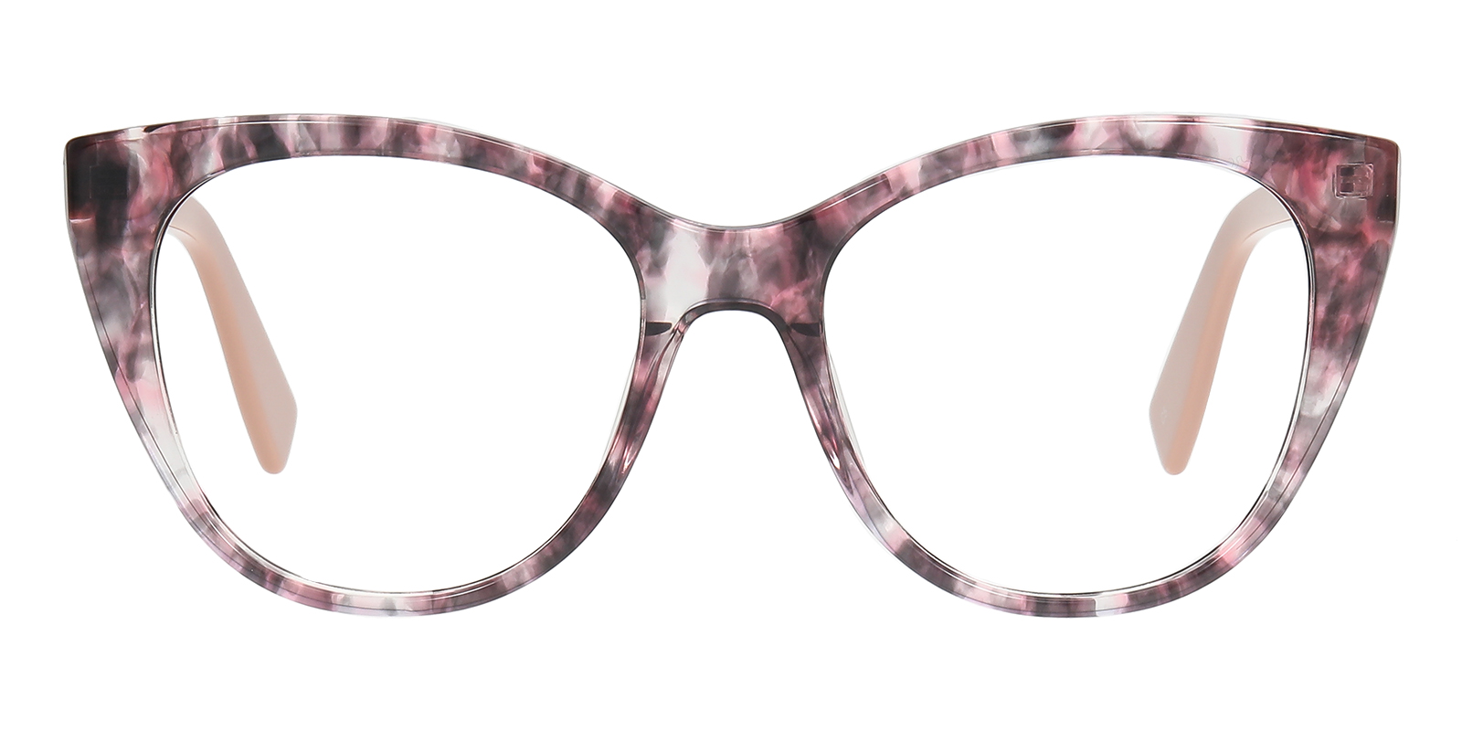 Judith Cat Eye Purple Floral Eyeglasses | GlassesShop
