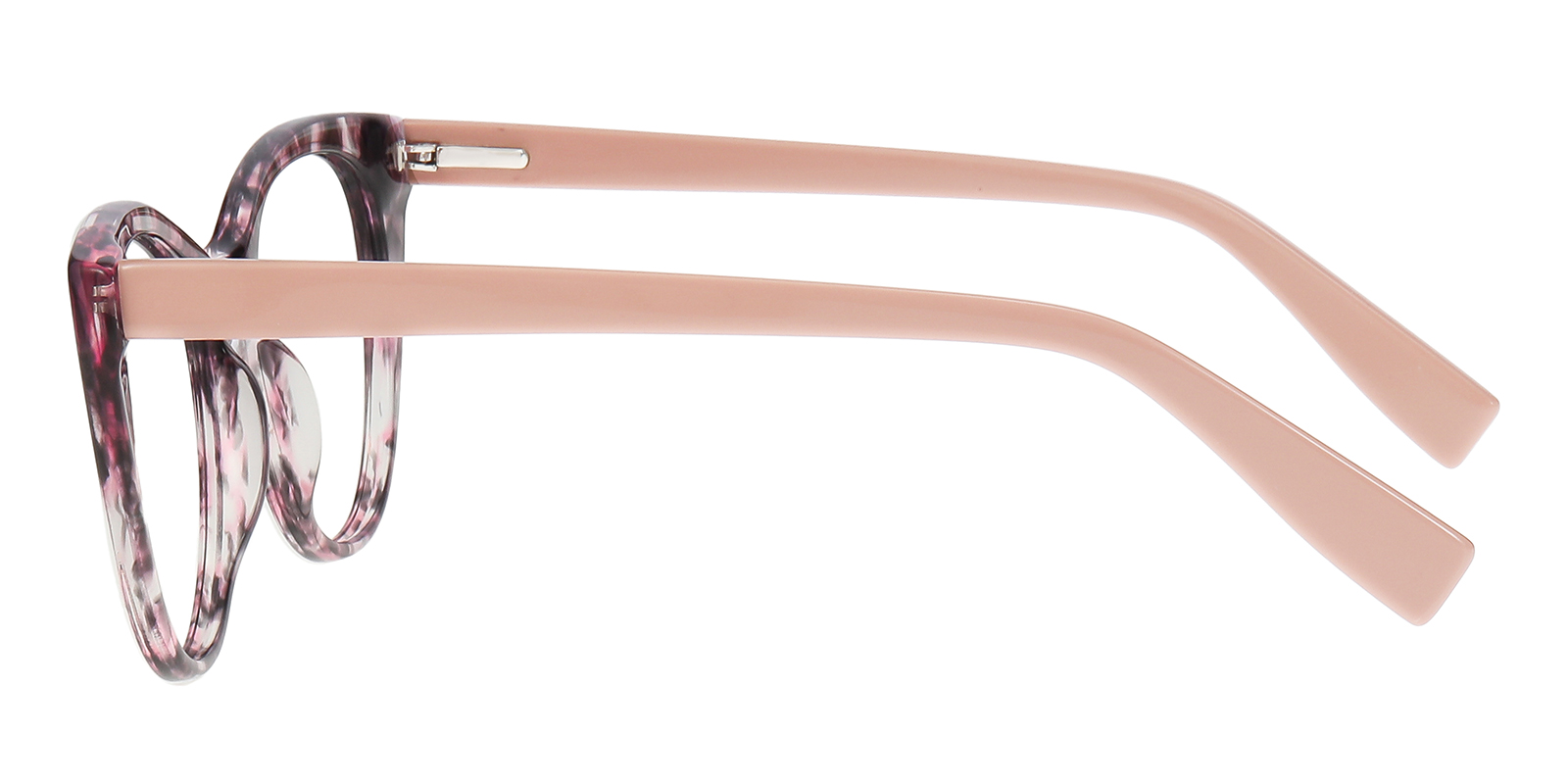 Judith Cat Eye Purple Floral Eyeglasses | GlassesShop