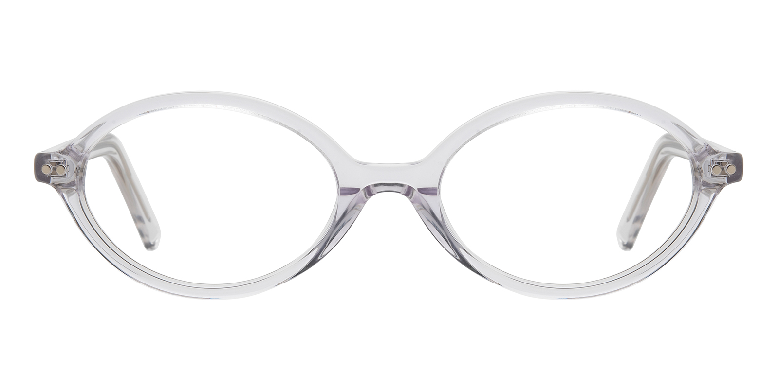 Hulda Oval Crystal Eyeglasses with Clip-on Sunglasses| GlassesShop