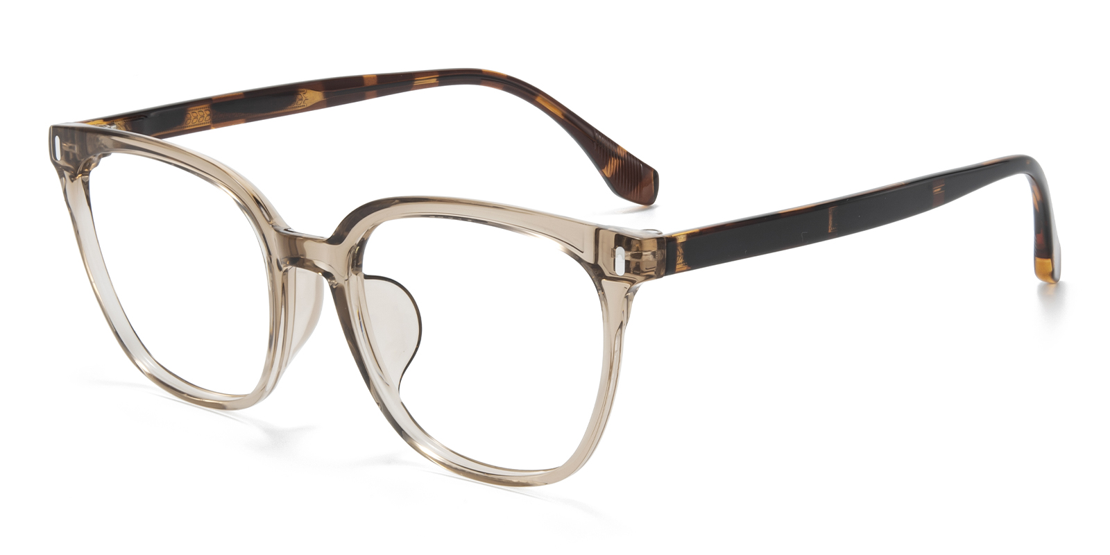 Raleigh Cat Eye Champagne/Tortoise Eyeglasses | GlassesShop display picture 2