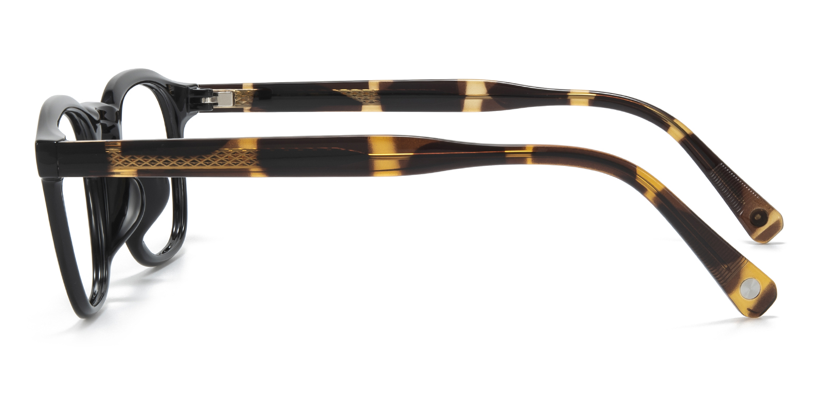 Mississauga Square Black/Tortoise Eyeglasses | GlassesShop