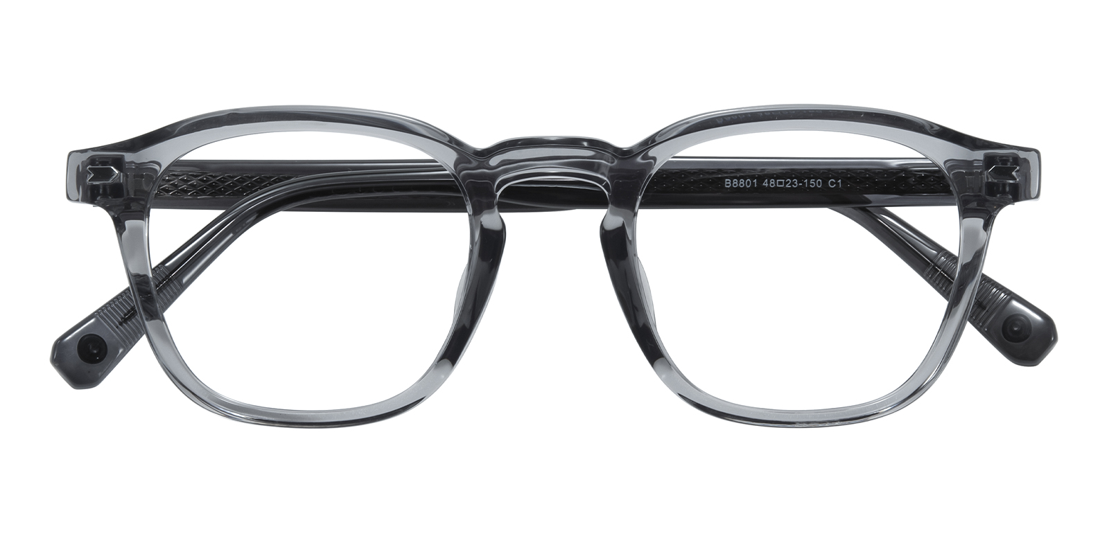 Mississauga Square Gray Eyeglasses | GlassesShop