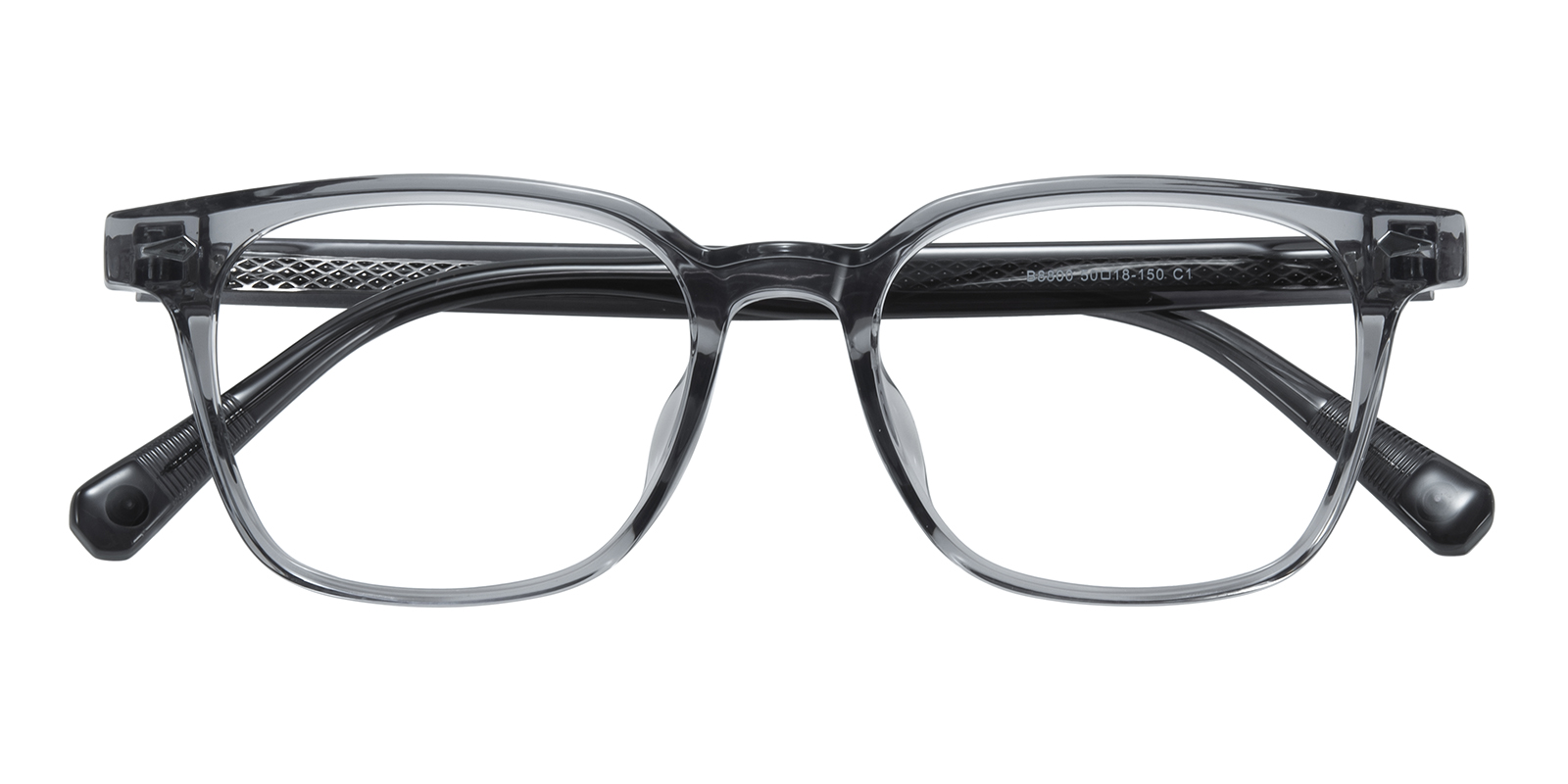 Brownsville Square Gray Photochromic Glasses | GlassesShop