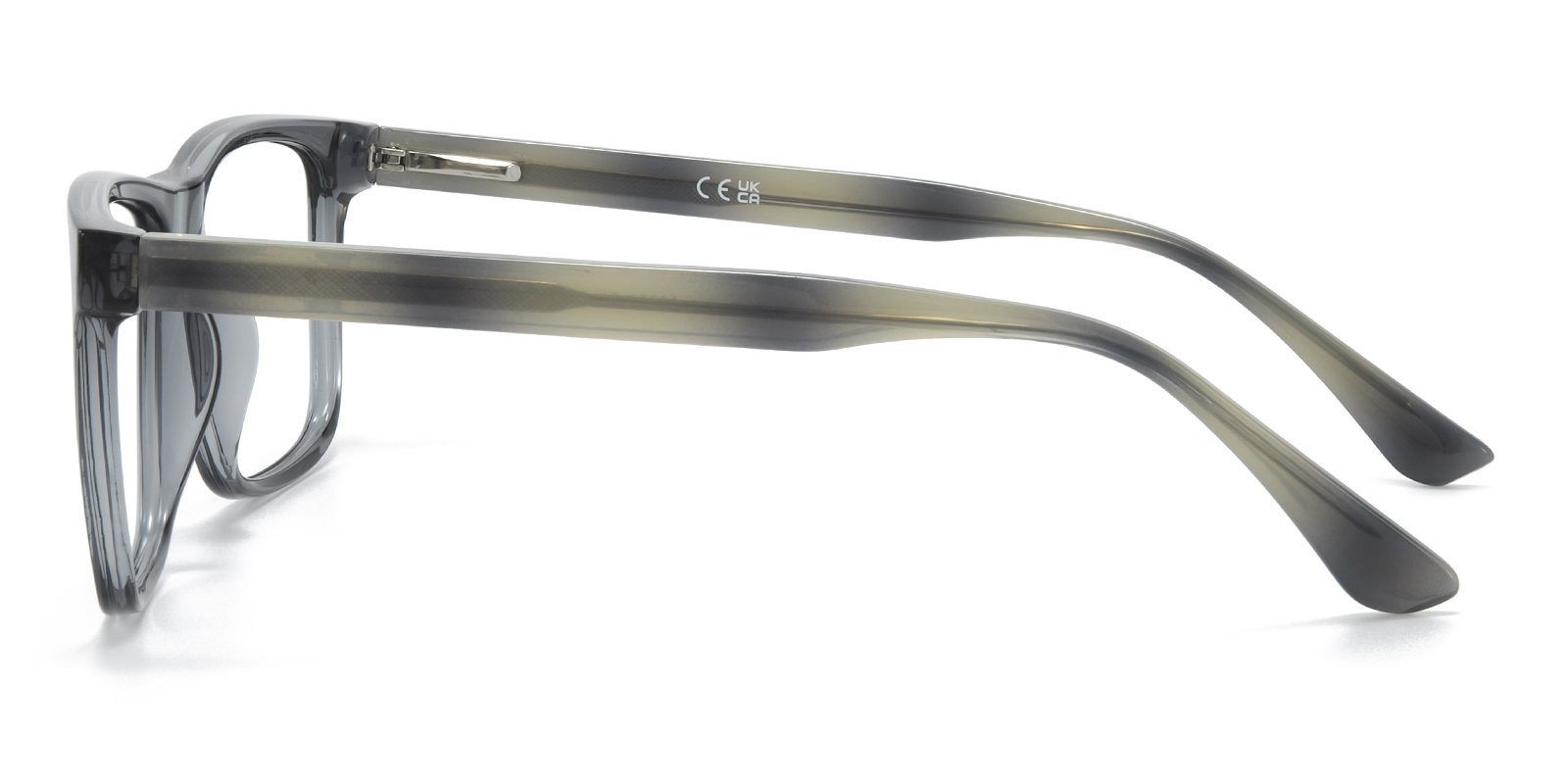 Christopher Rectangle Gray/Tortoise Eyeglasses | GlassesShop