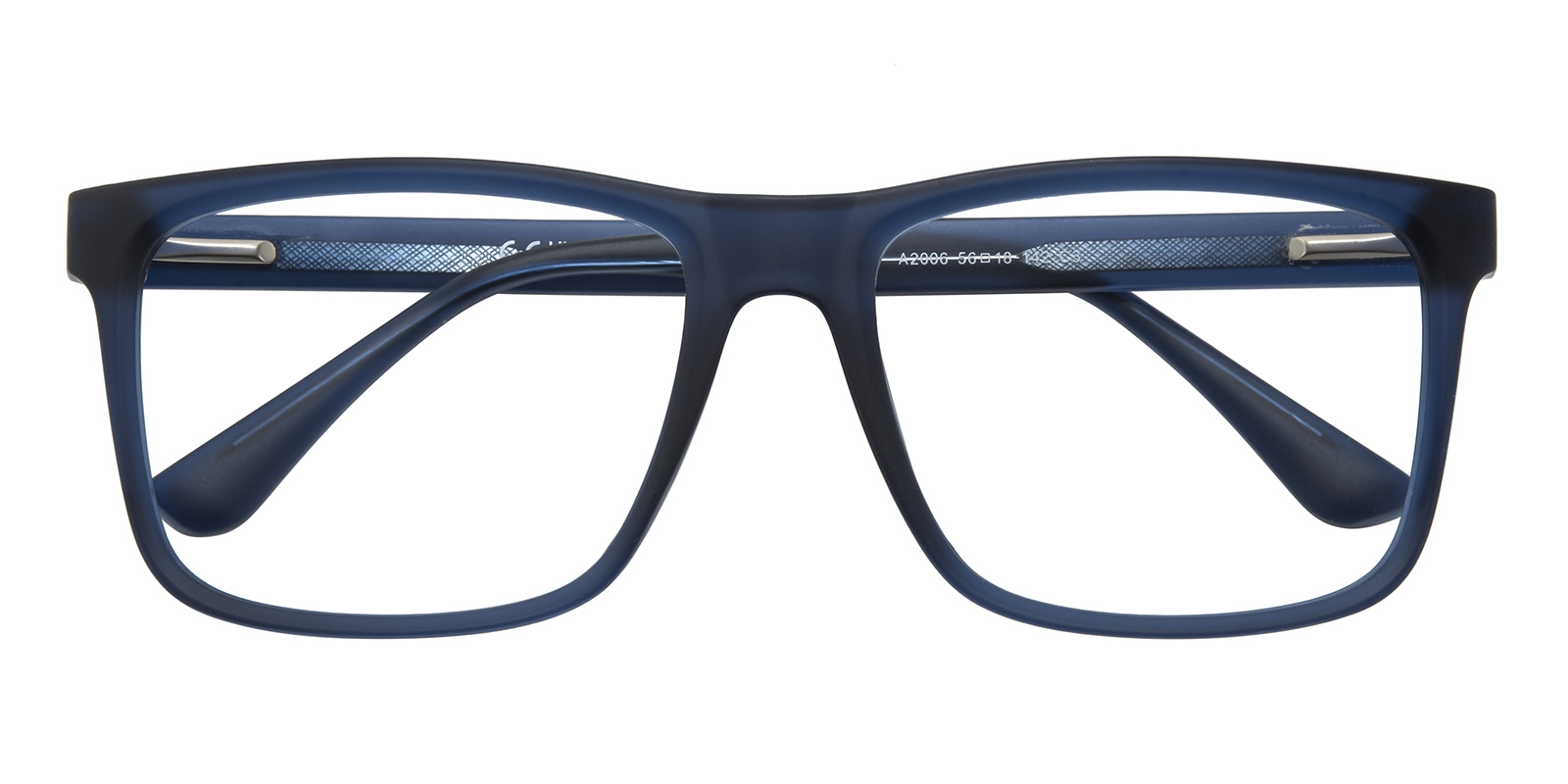 Christopher Rectangle Blue Photochromic Glasses | GlassesShop