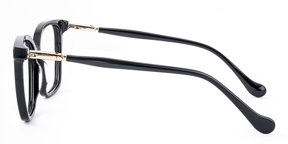 Fanny Square Black Eyeglasses | GlassesShop