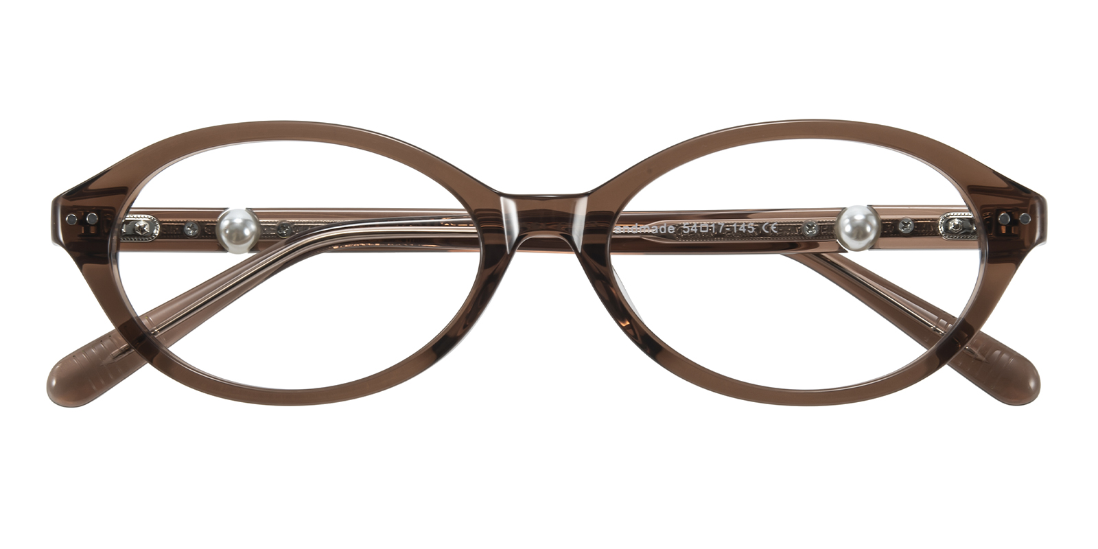 NWT Off-White Style 71 Havana Round 50mm Eyeglasses Off-White OERJ071 1000 Blue Control Glasses - US main image 3