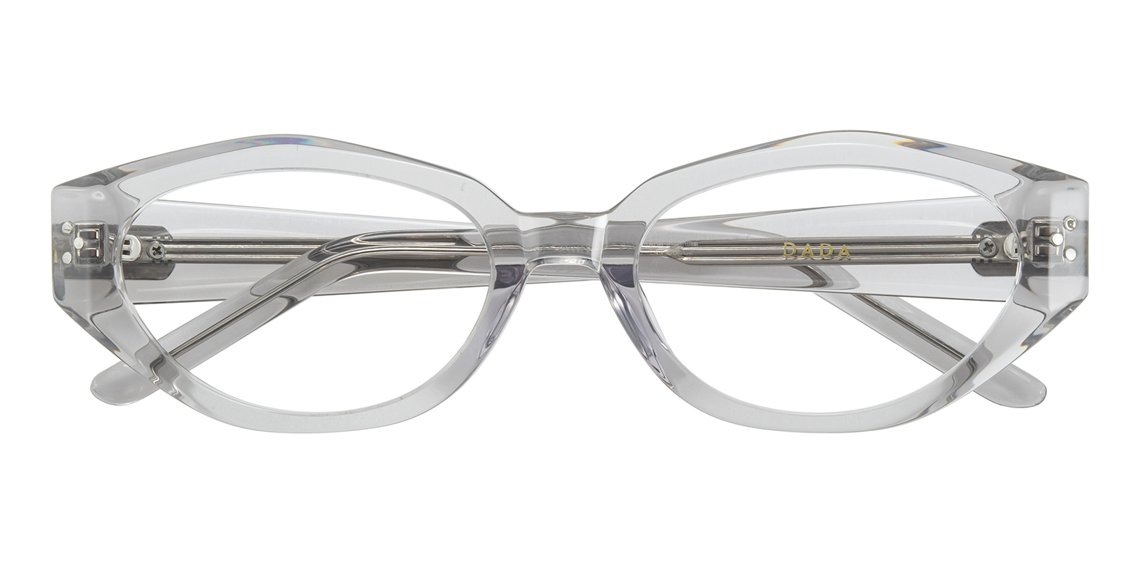 【猫】2 Gloria Cat Eye Gray Eyeglasses | GlassesShop