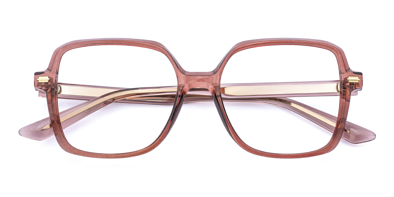 Chic Burgundy Square Glasses Wine Oversized Thick Square Eyeglasses - Piper main image 3