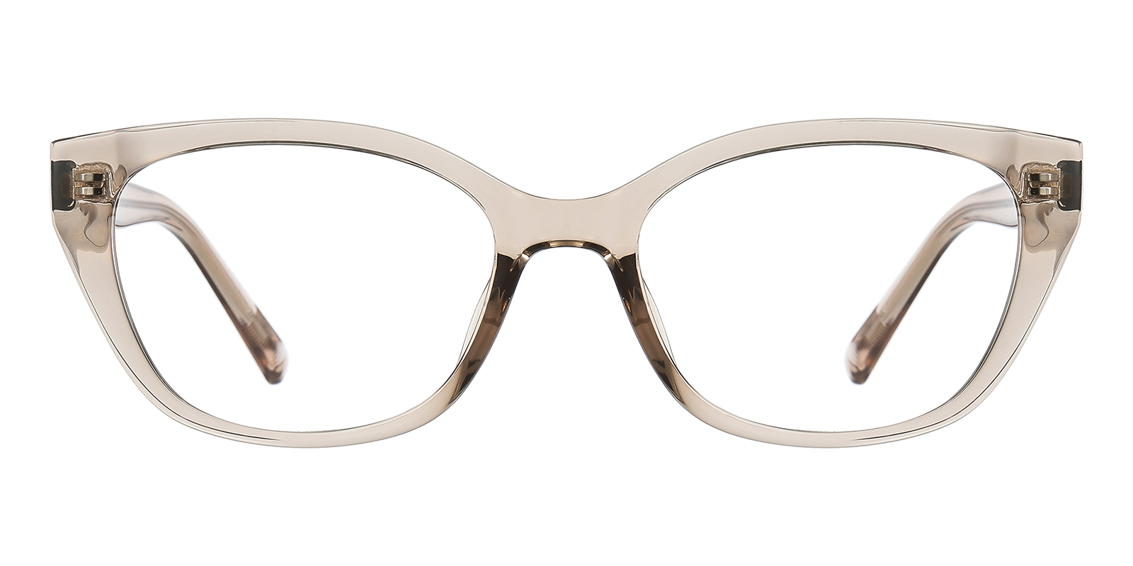 Jessie Cat Eye Brown Stripe Eyeglasses | GlassesShop